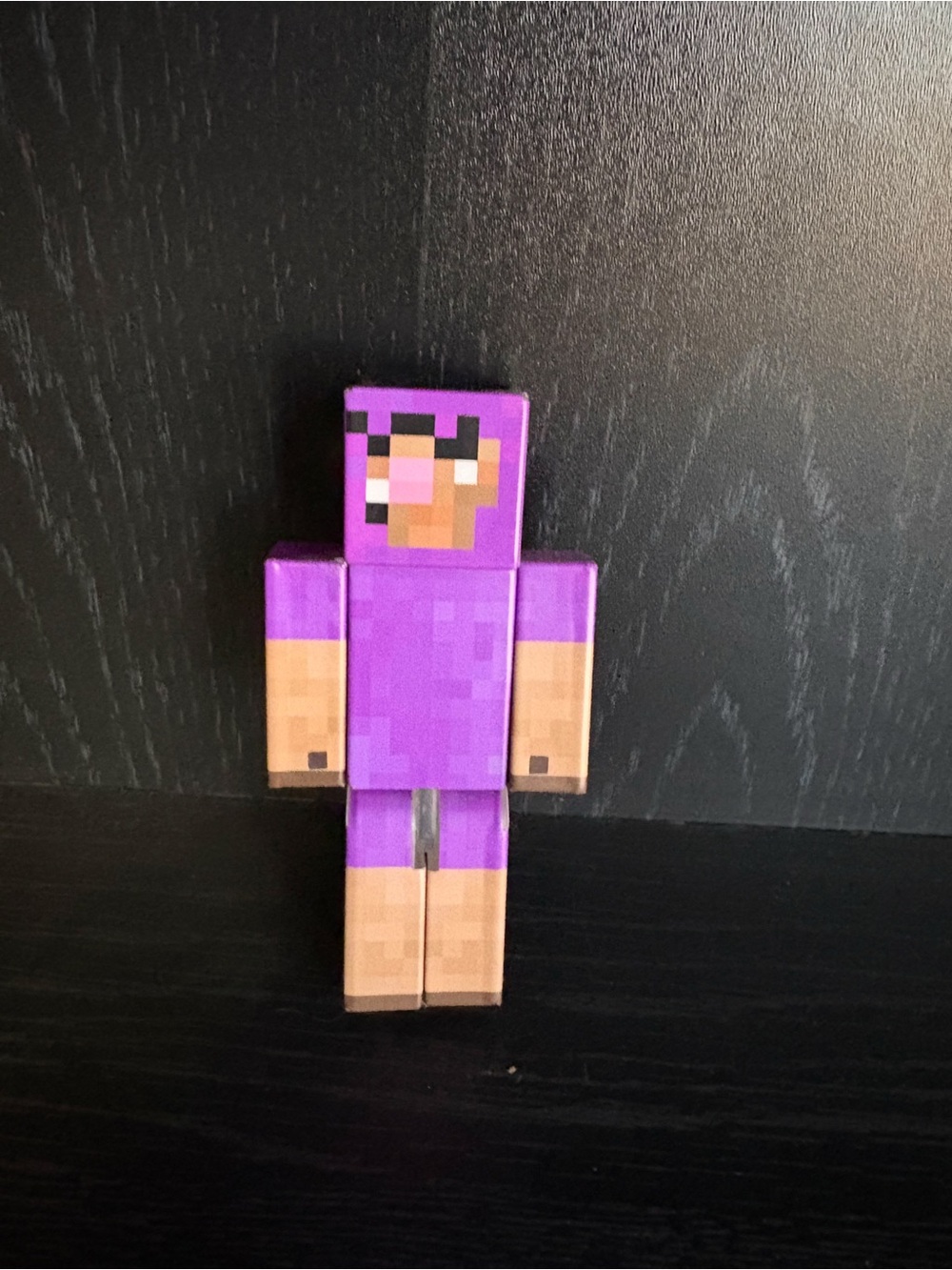 Pink Sheep Figure Minecraft-style Toy